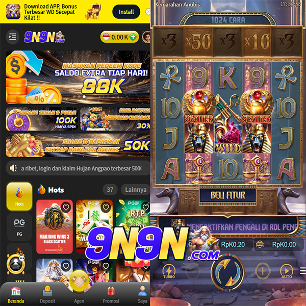 9N9N - Situs Resmi Slot Online dan Pilihan Game PG Soft
